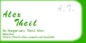 alex theil business card